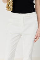 Cotton Pants With Elasticated Back - Auria