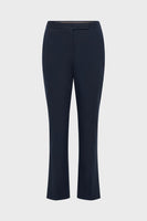 GD Cotton pants with elasticated back - AURIA - Navy