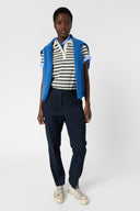 GD Cotton pants with elasticated back - AURIA - Navy