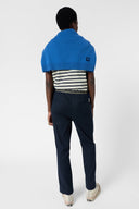 GD Cotton pants with elasticated back - AURIA - Navy