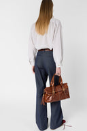 Wide-Leg Pants With A Denim Spirit - Amora