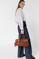 Wide-Leg Pants With A Denim Spirit - Amora