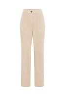 7/8 pants in cotton and linen blend - AUDETTE