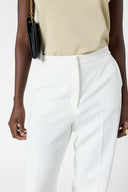 GD Fluid pants with an elasticated back - AELIA - Ecru