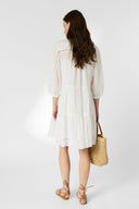 Short, straight lace dress - RIANE
