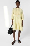Short, straight lace dress - RIANE