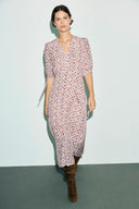 Aurema Viscose Dress - Ecru