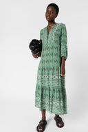 Long Dress With Graphic Print - Riham