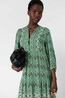 Long Dress With Graphic Print - Riham