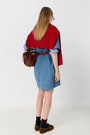 Straight Denim Dress With Pockets - Rani