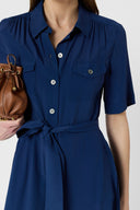 GD Long shirt dress - RAINA - Ink