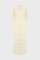 Crocheted Maxi Dress - Riana