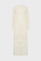 GD Long lace dress - RIYANE - Ecru
