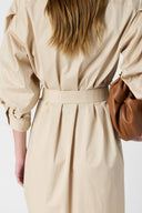 GD Cotton shirt dress - RALIA - Natural