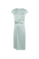 GD Draped Dress - RIALYA - green