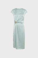 GD Draped Dress - RIALYA - green