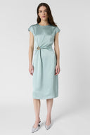 GD Draped Dress - RIALYA - green