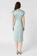 GD Draped Dress - RIALYA - green