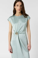 GD Draped Dress - RIALYA - green