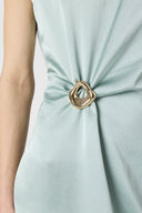 GD Draped Dress - RIALYA - green