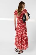 Long pleated floral dress - RIFKA