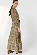 RIMAYA Floral Wrap Maxi Dress
