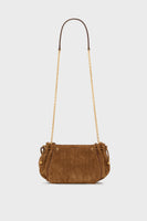 Bag In Suede Leather With Braided Effect - Le Minii 24