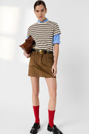 Striped cotton T-shirt - MAYSANE