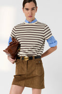 Striped cotton T-shirt - MAYSANE