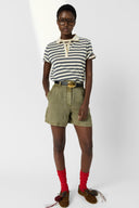 Striped cotton T-shirt - MAYSANE