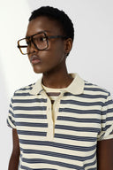 Striped cotton T-shirt - MAYSANE
