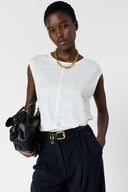 Linen tank top - MICHELE