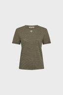 Striped Linen And Cotton T-Shirt - Melva