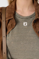 Striped Linen And Cotton T-Shirt - Melva