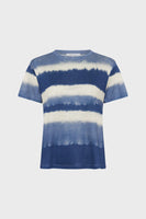 GD Linen tie-dye t-shirt - MABINTY - Indigo