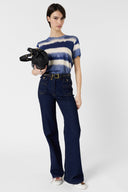 GD Linen tie-dye t-shirt - MABINTY - Indigo