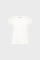 Cotton And Lace T-Shirt - Mishaelle