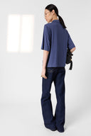 GD Buttoned polo shirt - MYLA - Indigo