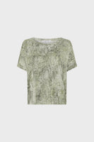 Oversized Python Print T-Shirt - Mariel