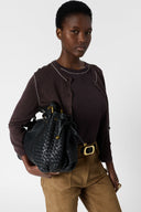 GD Linen blend cardigan - LORYS - Brown