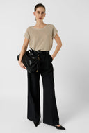 Round Neck Iridescent Knit Sweater - Lixia