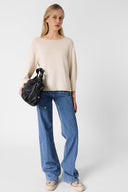 Cotton And Linen Blend Sweater - Liona