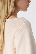 Cotton And Linen Blend Sweater - Liona