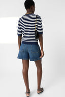 Short-Sleeved Sailor Sweater - Laina