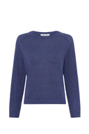 Round-neck linen sweater - LAURANNA