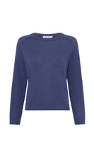 Round-neck linen sweater - LAURANNA