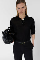 Fine Knit Polo Shirt - Laika
