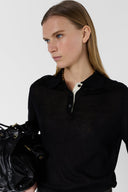 Fine Knit Polo Shirt - Laika
