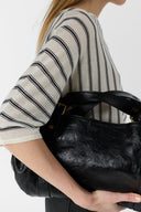 GD Striped fine-knit sweater - LYSIA - Navy