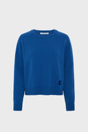 GD - WOOL CREW NECK SWEATER - BLUE